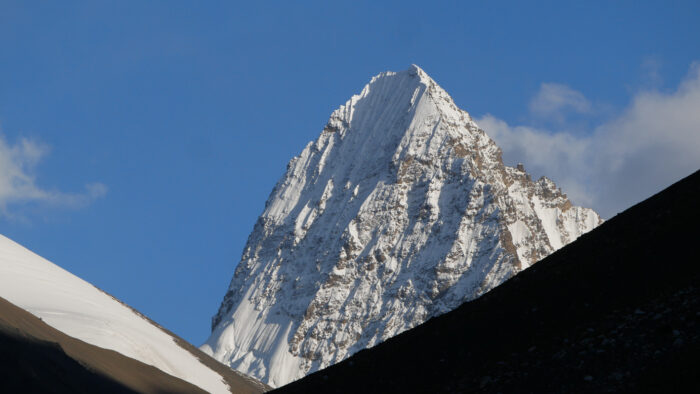 The northwest face of Yawash Sar. 