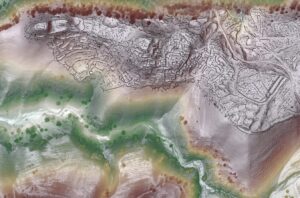 A LiDAR image of a buried Silk Road city