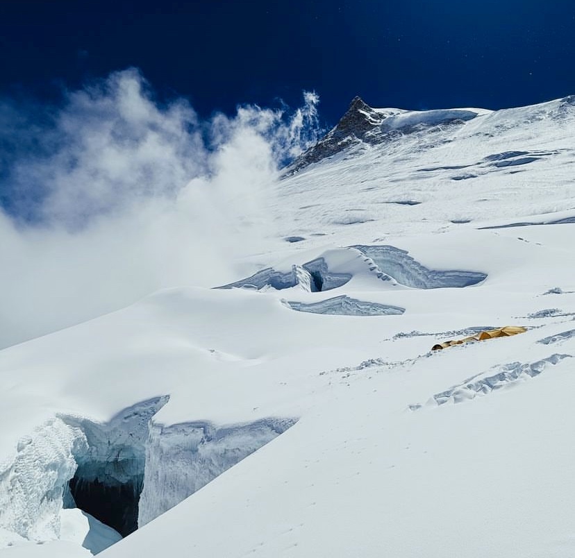 Camp 2 on Manaslu, at 6,200m.