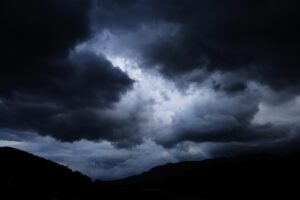 dark stormy sky