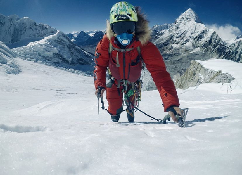 Jost Kobusch during one of his previous Everest winter solo attempts. 