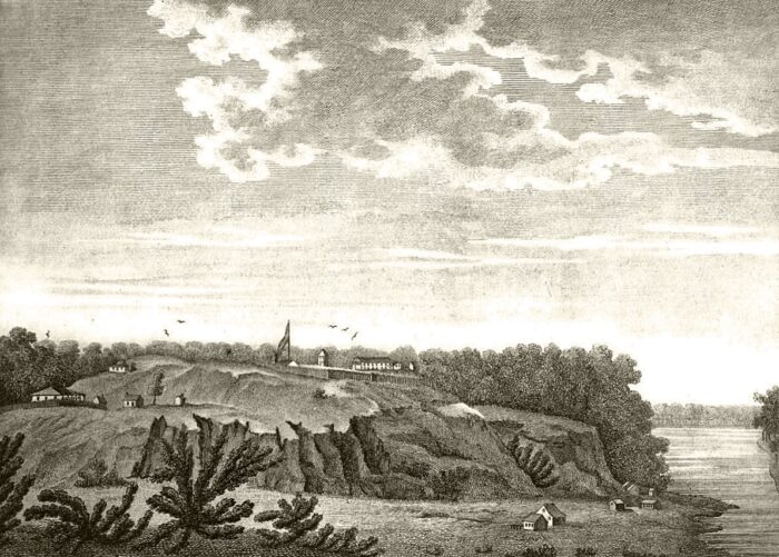 an illustration of a fort