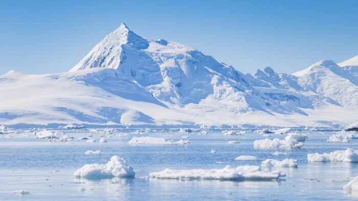 an antarctic landscape 