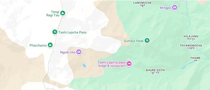 Map of Tengi Ragi Tau