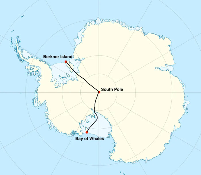 a map of Antarctica 