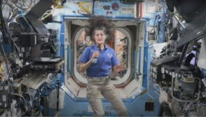 Astronaut Suni Williams addresses rumors about her health from space.