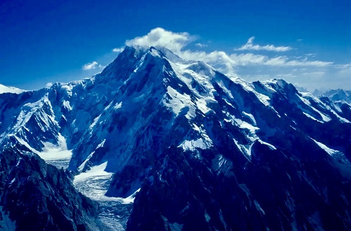 The west side of 7,852m Kunyang Chhish from Faloling Chhish.