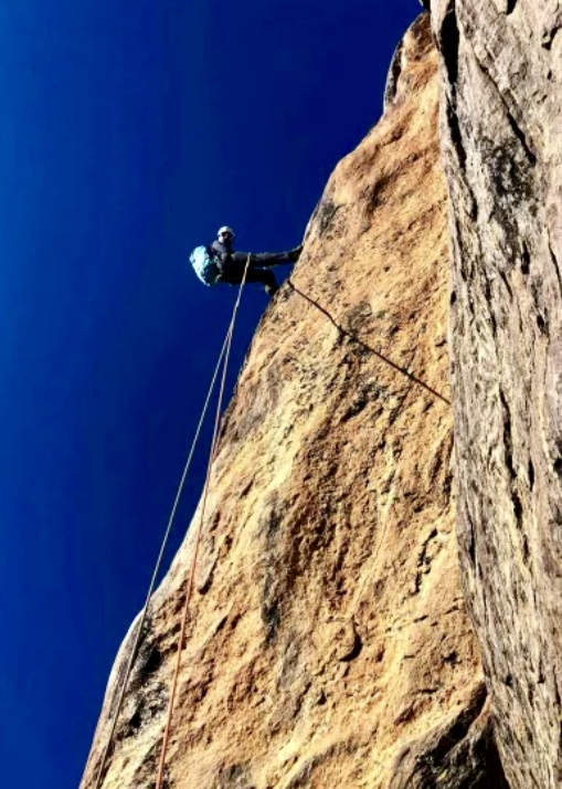 Descending on Peak 5,332m.