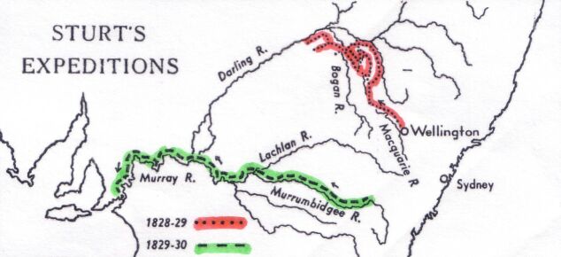 a map with highlighted routes