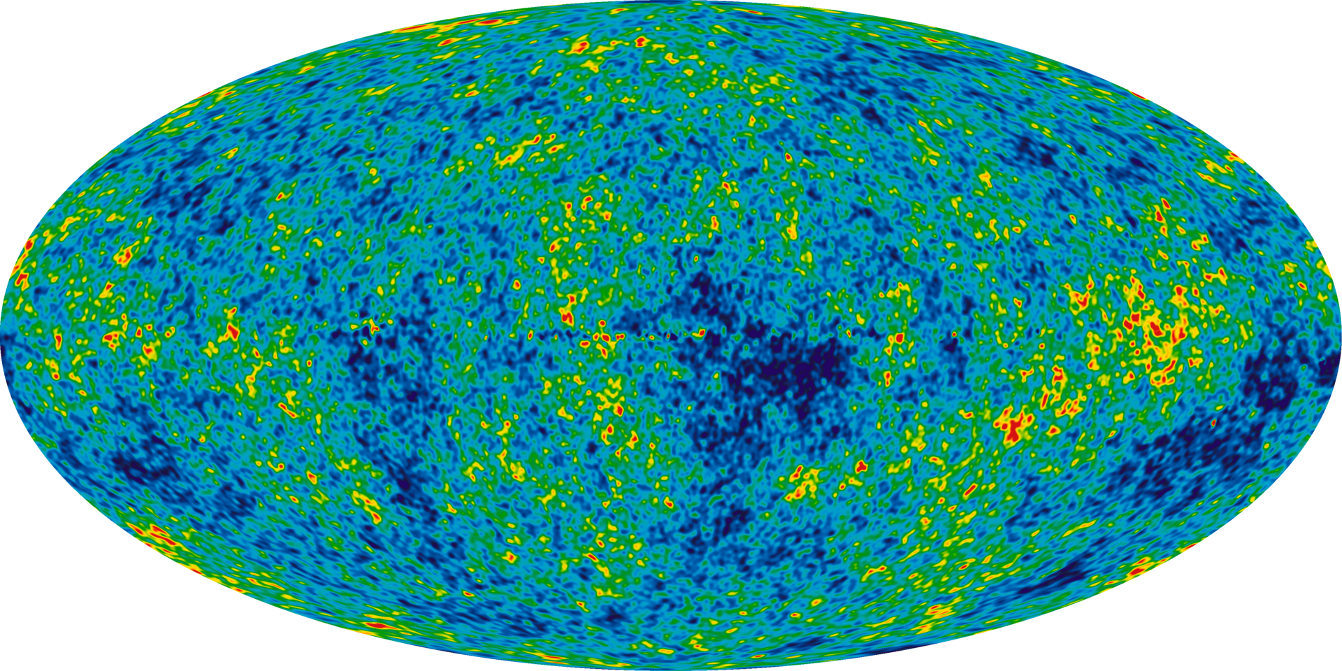 A speckled map of the visible universe.