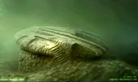 Artist's impression of the Baltic Sea anomaly. 