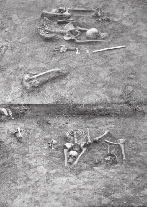 Vampire grave in Zamkowa Street, Poland