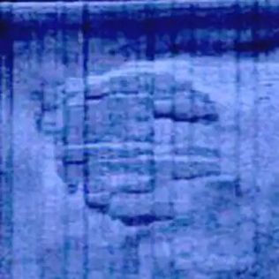 Sonar image of the Baltic Sea anomaly. 