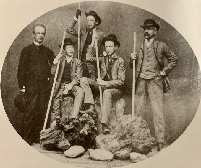 Francesco Denza, and the Savoy siblings - among them the Duke of the Abruzzi. 