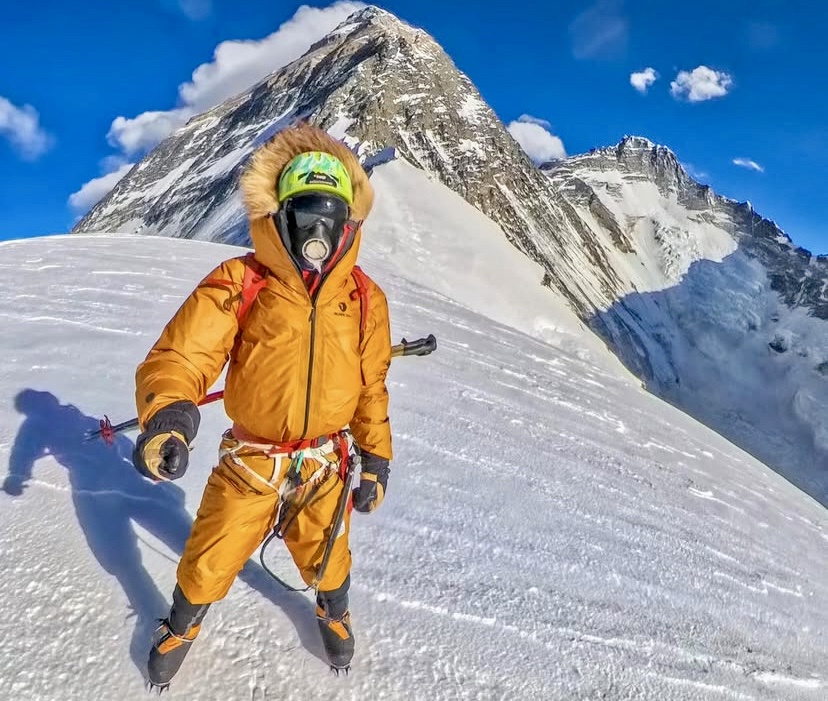 Jost Kobusch during his recent solo winter expedition on Everest.