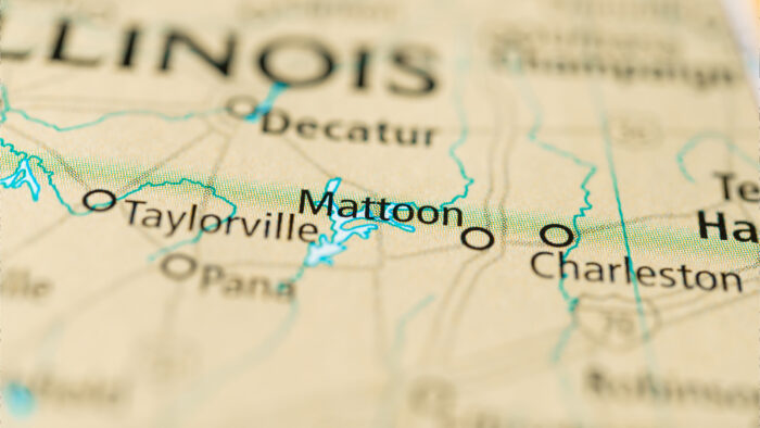 a map of Illinois