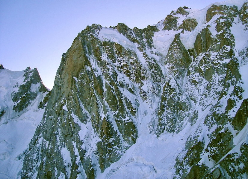 The north face of Grand Pilier d'Angle. 