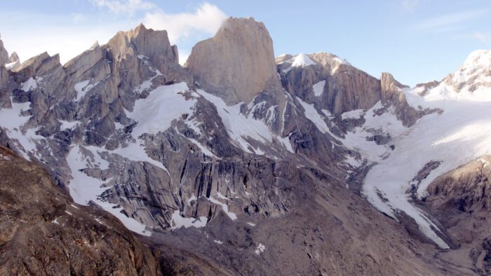 Cerro Piergiorgio in Patagonia on a clar day