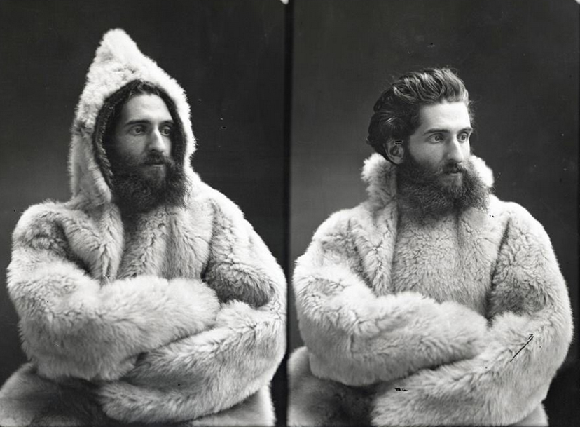 man in arctic furs