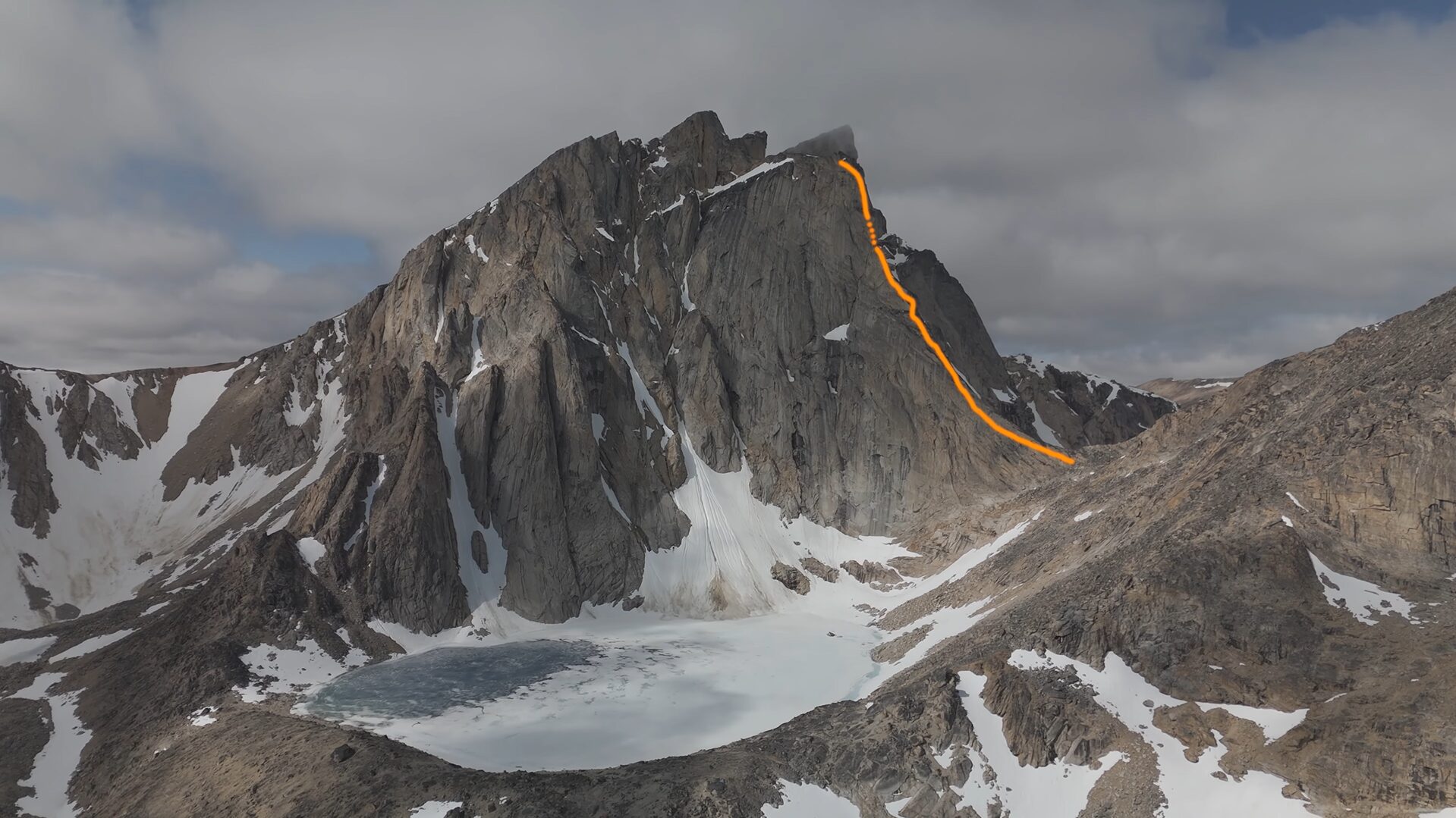 A photo of Radelet Peak.