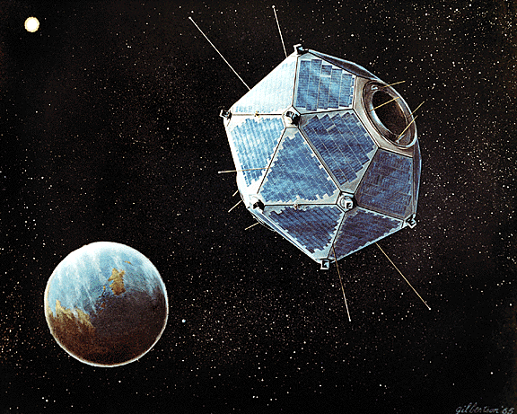 illustration of satellite