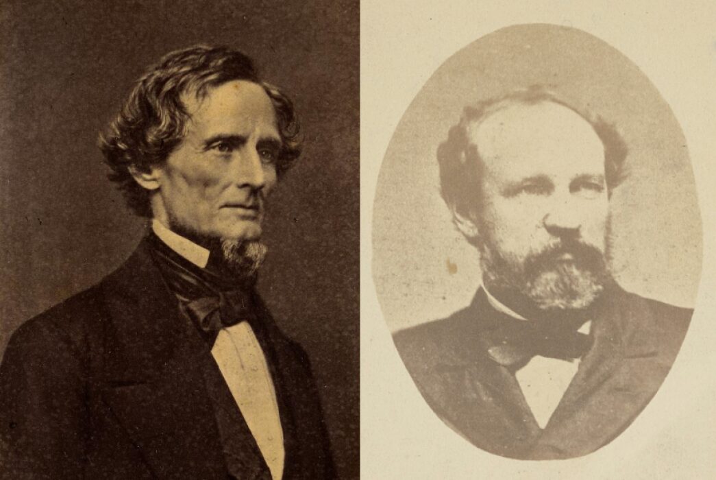 Two historical photograph portraits of men