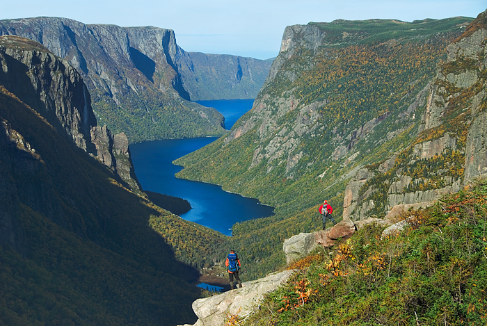 Western Brook Pond from the Long Range Traverse.