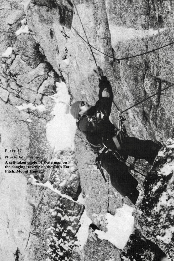 A selfie of Johnny Waterman on Mount Hunter.