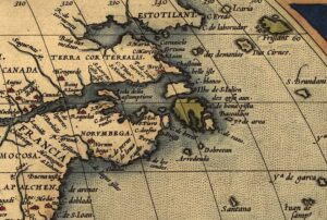 old map of America