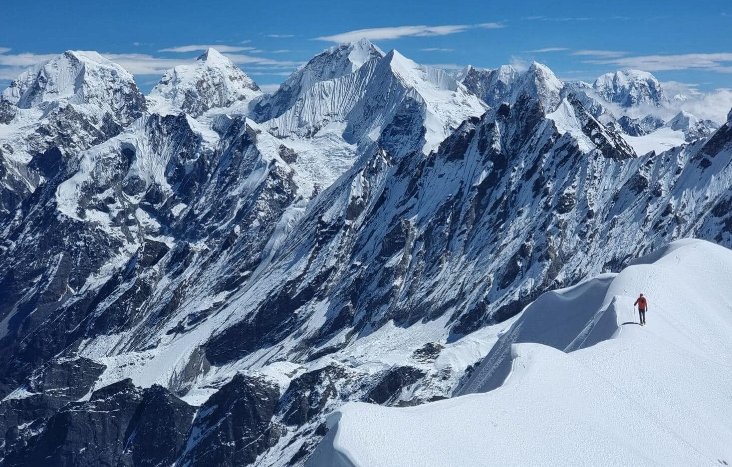 The bigger peaks of Langtang.