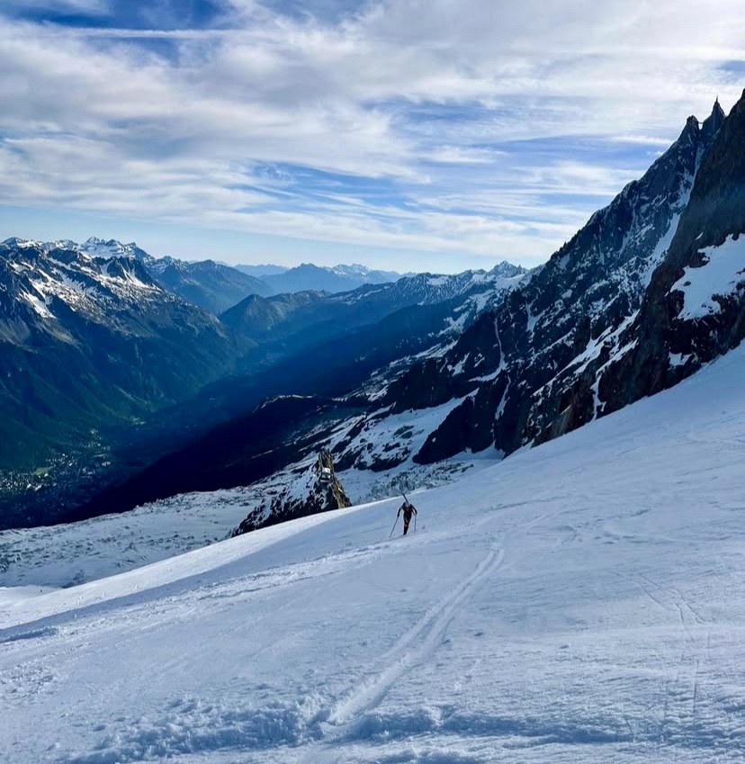 William Boffelli on Mont Blanc today.