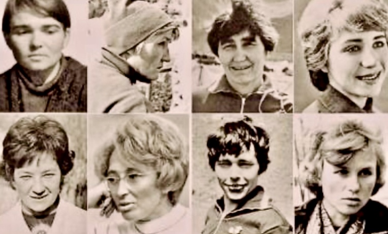 The eight women who died on Lenin Peak in 1974.