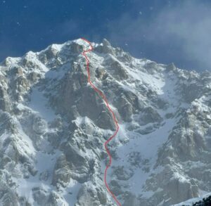 The Journey Through the Castel of Providence route on the south face of Mount Providence.