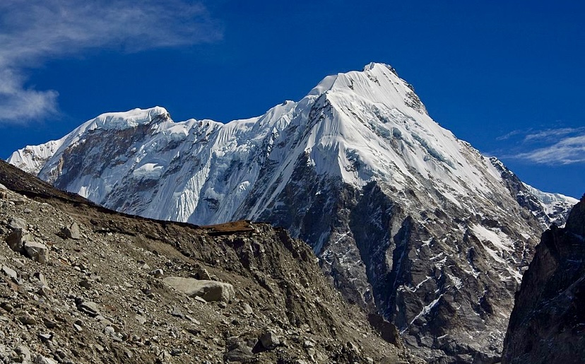 Nepal Peak (front) and Kirat Chuli (a.k.a. Tent Peak).