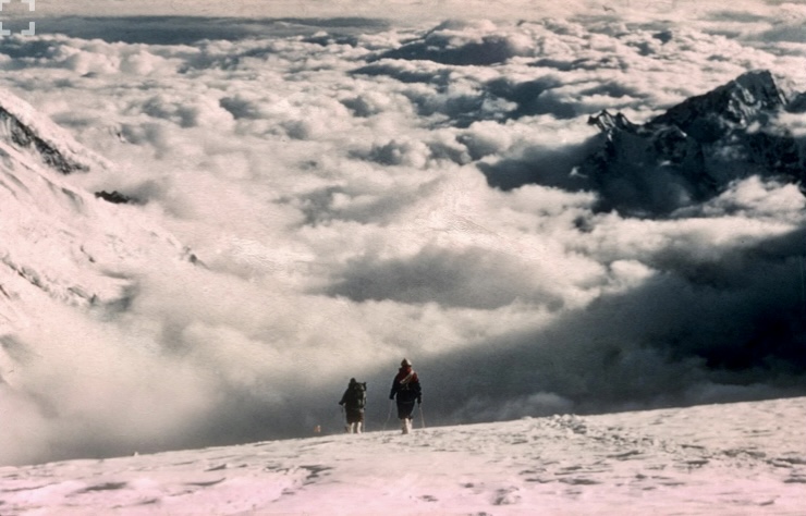 The Great Shelf on Kangchenjunga. 1955.