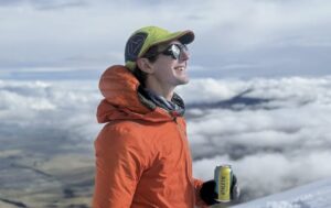 Tyler Andrews in the Khumbu before his fastest known time attempt.