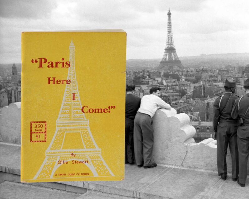 An image of the Paris Here I Come guidebook