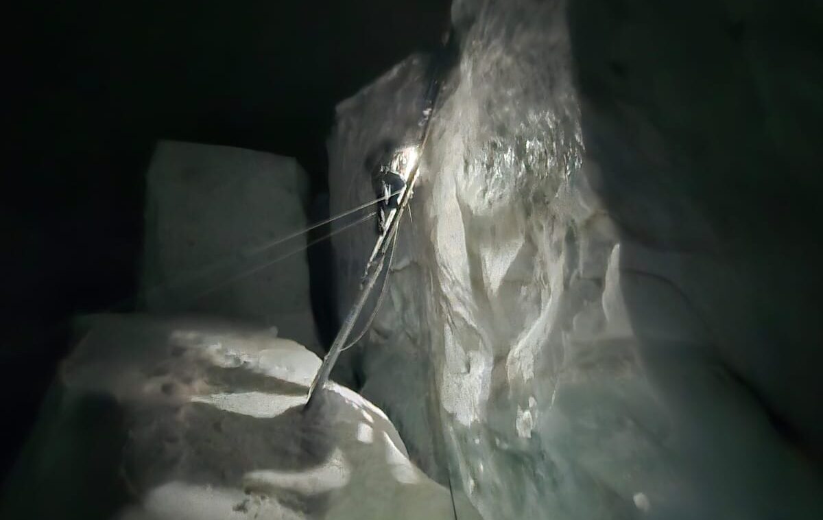 climber going up a ladder