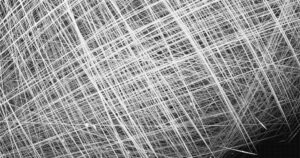 satellite light trails crisscrossing