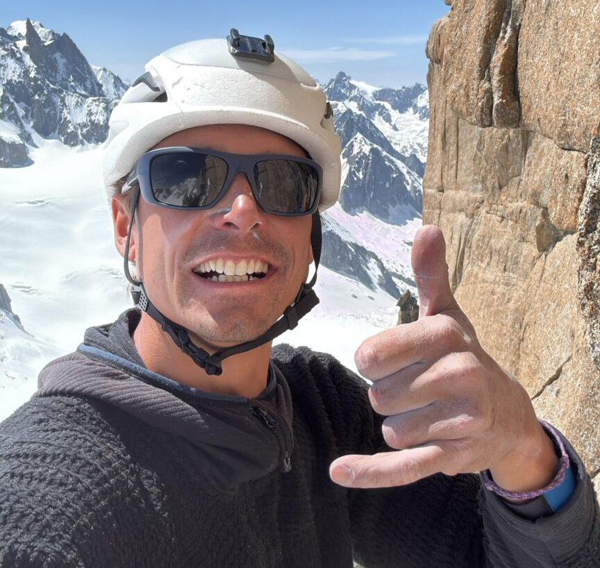 selfie of climber