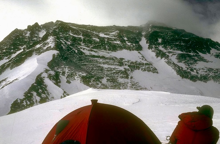 Waiting for Boardman and Tasker on the Northeast Ridge of Everest, 1982.
