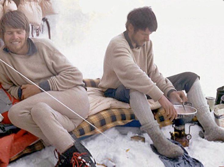 Reinhold Messner (left) and Gunther Messner, in the 1970 Nanga Parbat expedition.