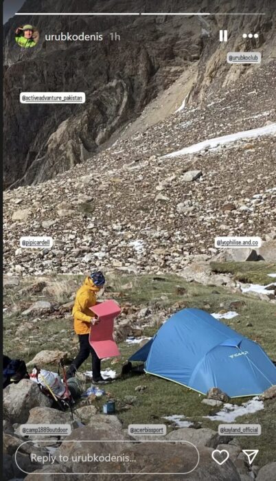 Urubko at base camp