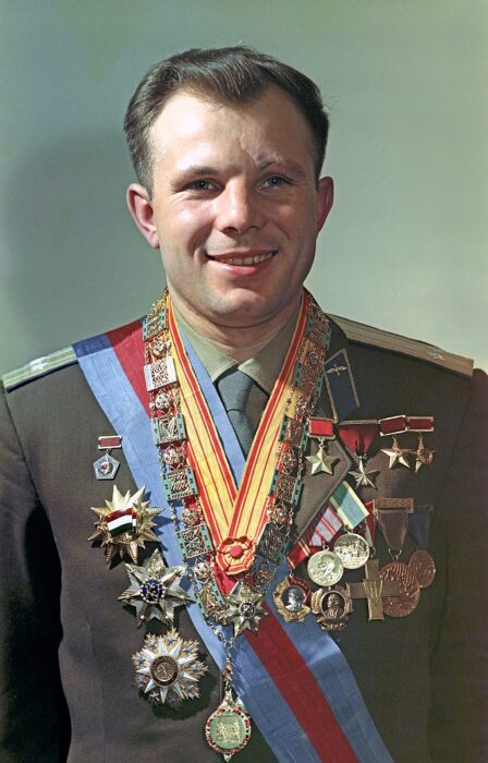 Yuri Gagarin first man in space