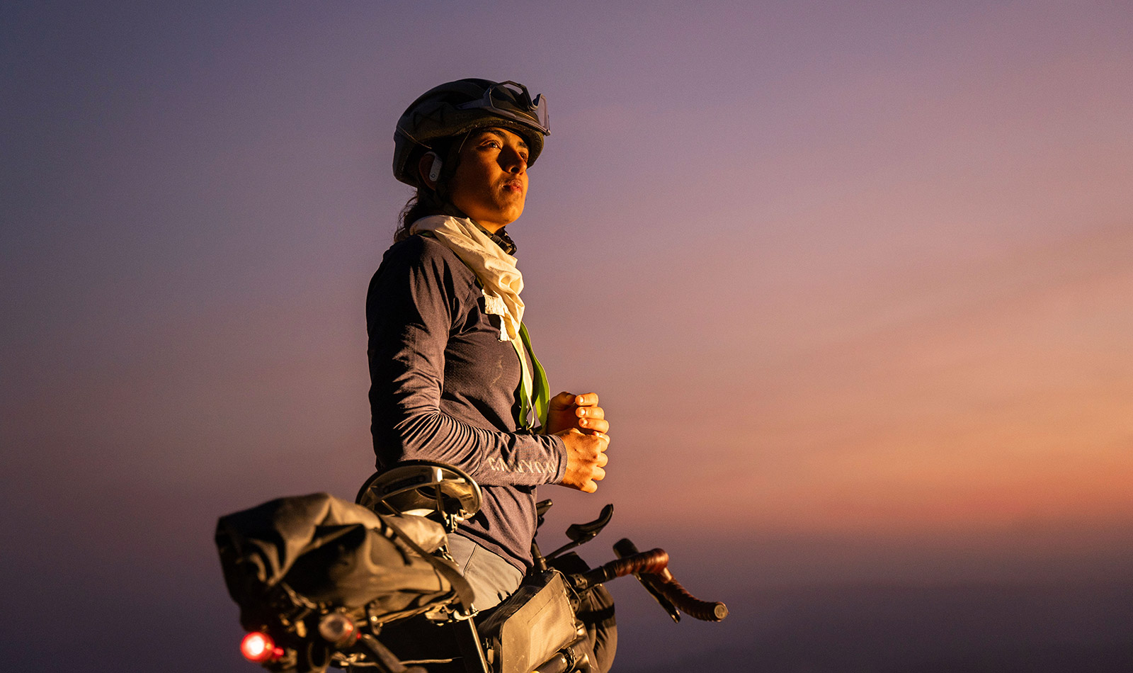 Long distance cyclist Vedangi Kulkarni.
