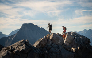 two peak runners