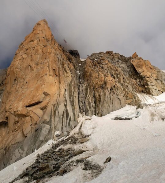 Another Major Rockfall in the Alps, This Time on the Aiguille du