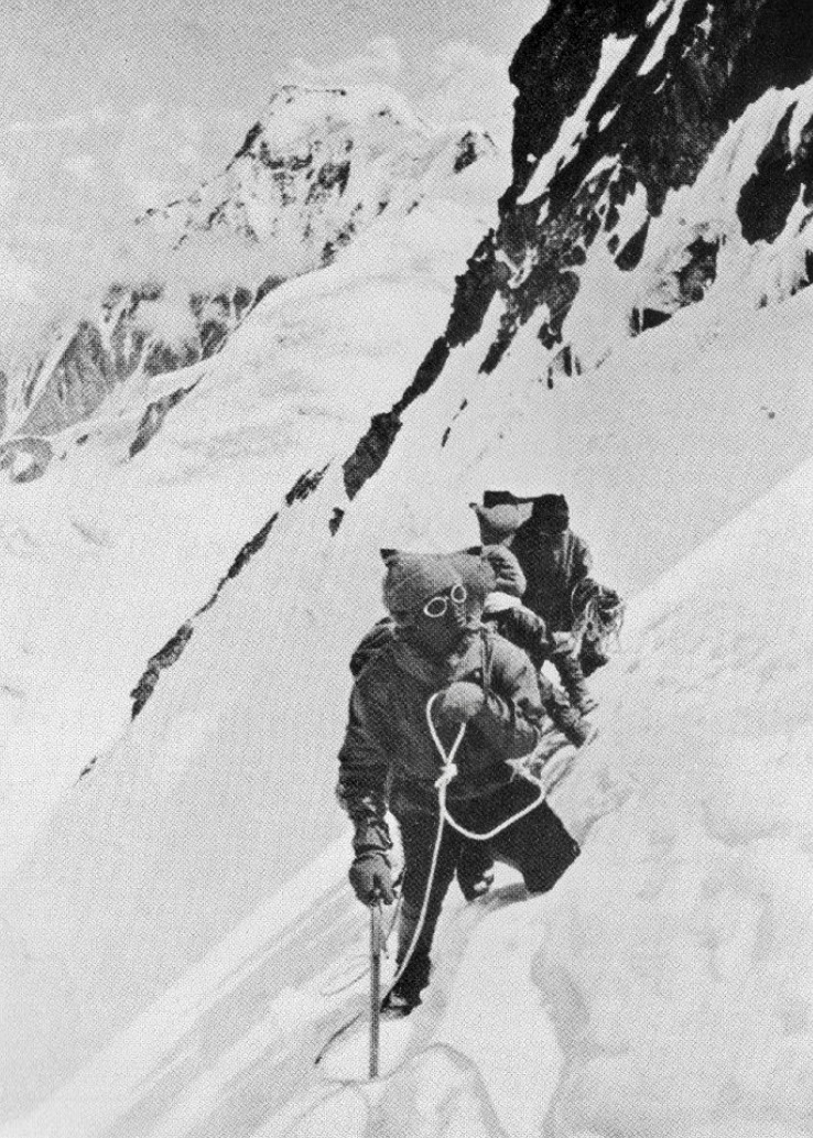 The tarverse of Rakhiot Peak, between Camps 5 and 6, on July 22, 1938.