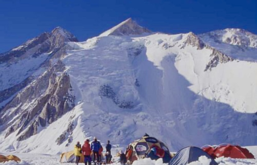 Gasherbrum II seen from Base Camp. 