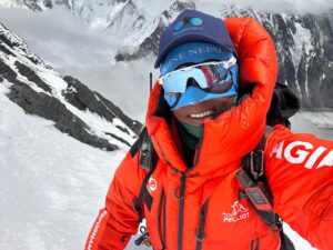 Mingma Gyalze Sherpa, known as Mingma G, on K2.